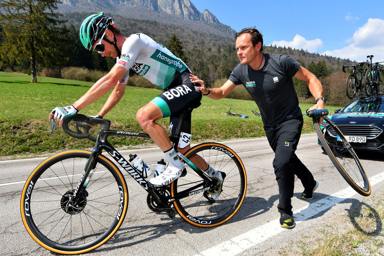Tour of the Alps 2021 45th Edition 5th stage Valle del ChieseIdroland Riva del Garda 1209 km 23042021 Felix Grossschartner AUT Bora Hansgrohe photo Dario BelingheriBettiniPhoto2021