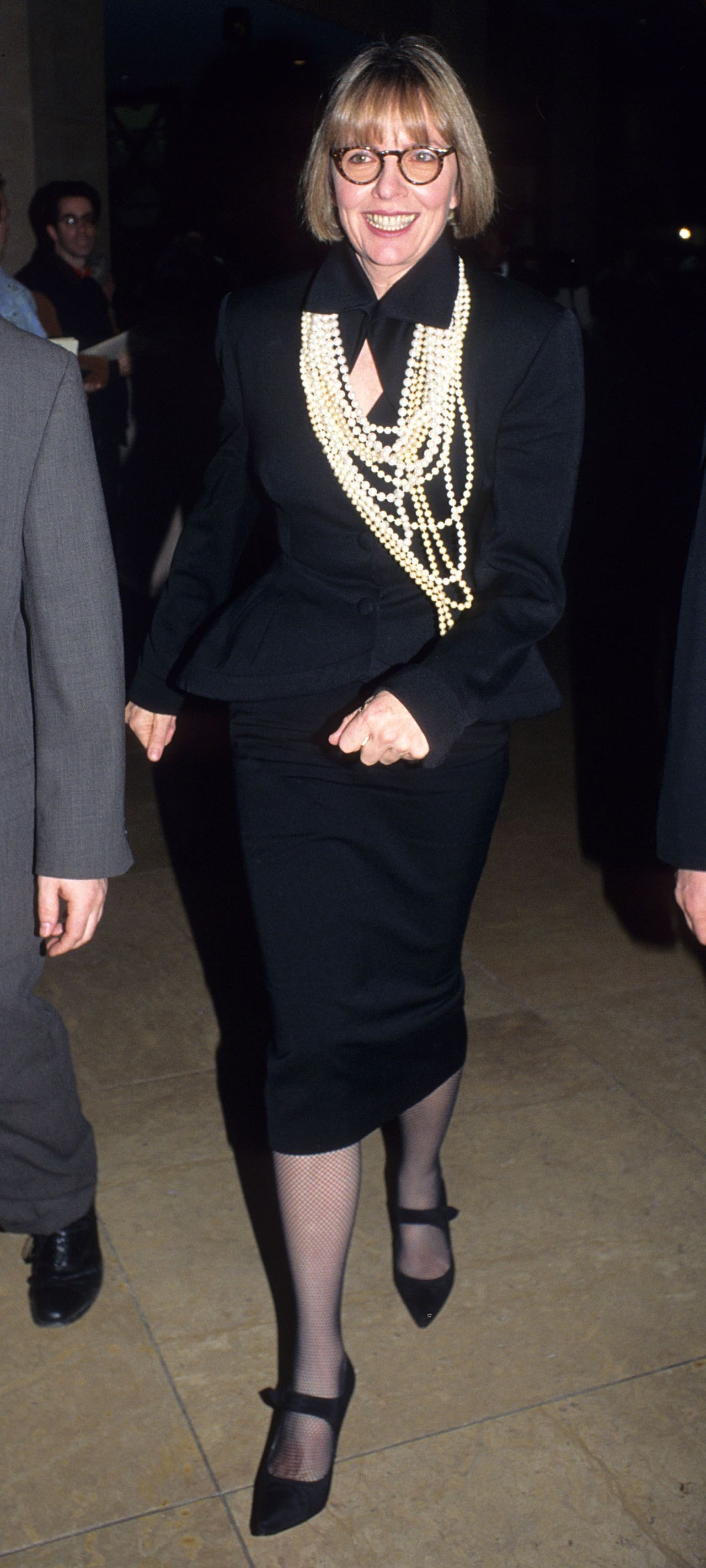 Diane Keaton's style evolution: Diane Keaton in 1995 at The 52nd Annual Golden Globe Awards Diane Keaton
