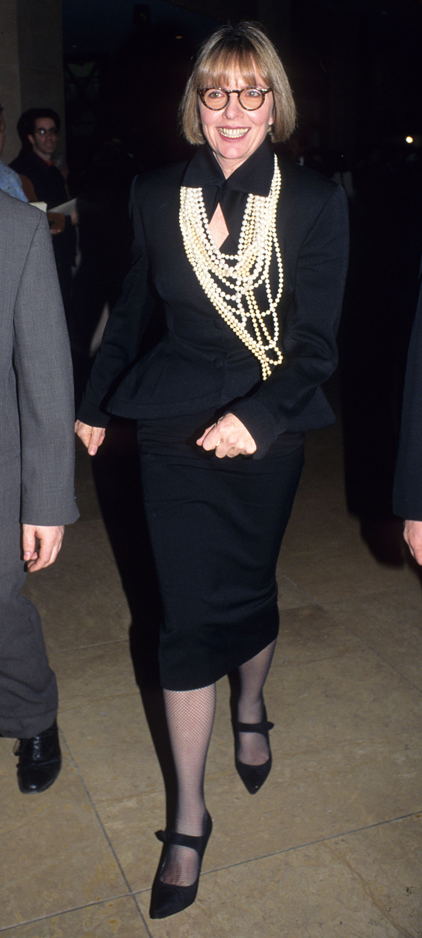 Diane Keaton's style evolution: Diane Keaton in 1995 at The 52nd Annual Golden Globe Awards Diane Keaton