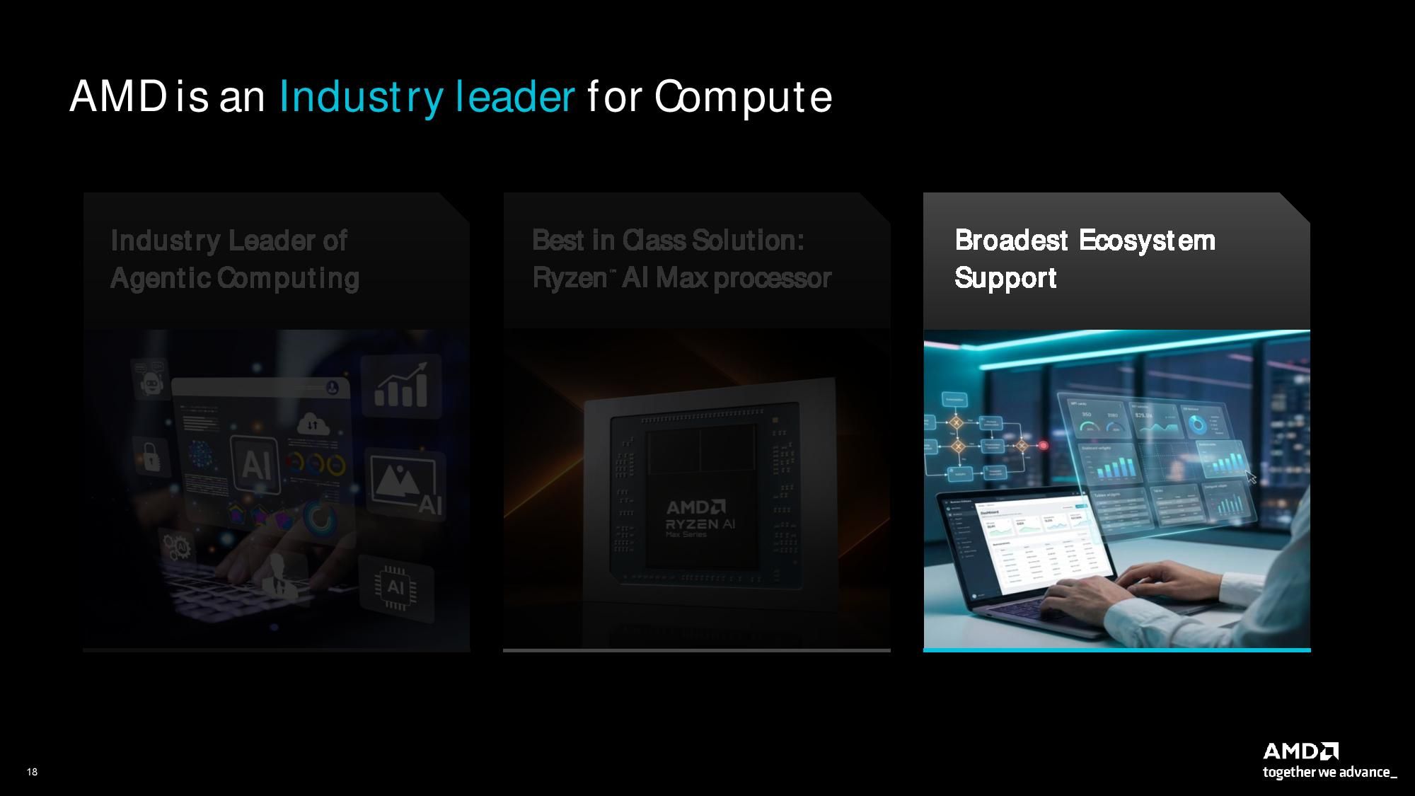 AMD agentic PC presentation.