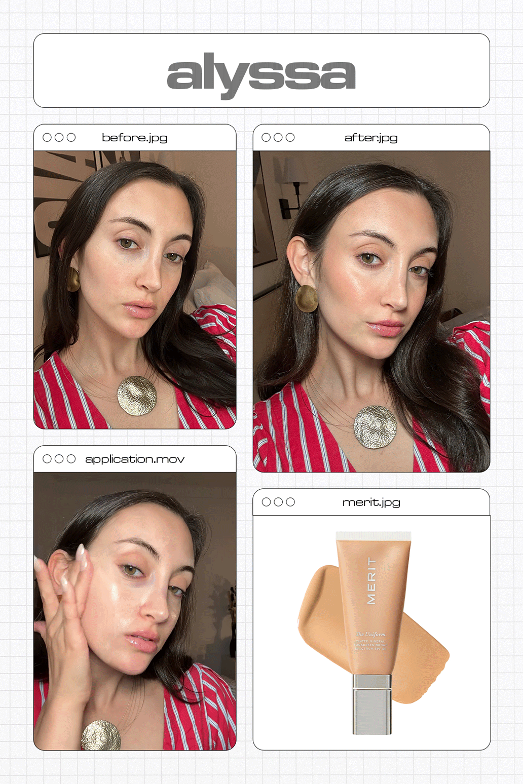 Editors test Merit tinted mineral sunscreen