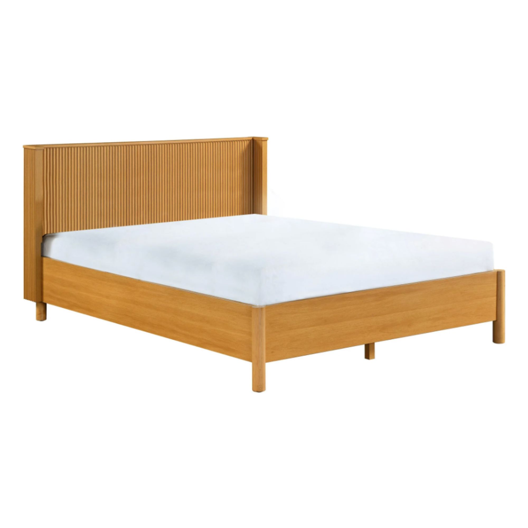 Beautiful Wrap Me Up Fluted Queen Bed by Drew Barrymore