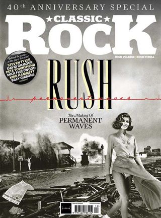 The cover of Classic Rock 275, featuring Rush's Permanent Waves artwork