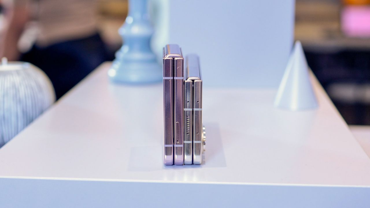 A photo of the Samsung Galaxy Z Flip 5 foldable smartphone