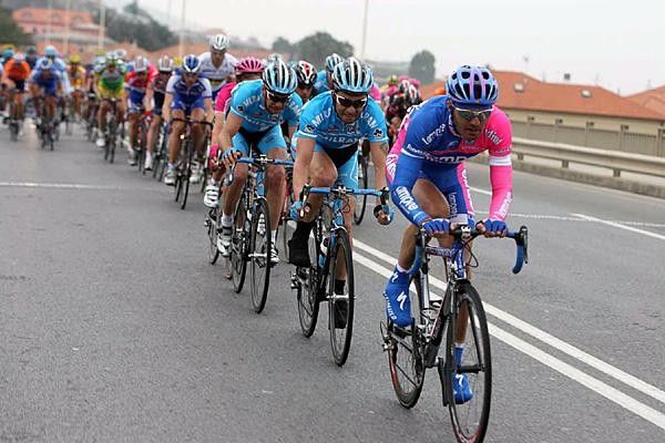 Gorazd Stangelj (Lampre-Fondital) working in front