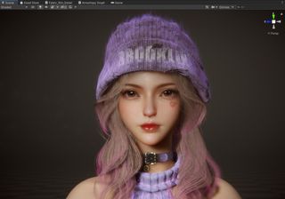 Unity, everything you need to know; a female character in a large fluffy hat
