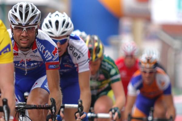 Addy Engels (QuickStep) leads the bunch