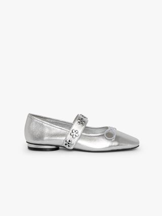 Sylvie Ballet Flat - Silver