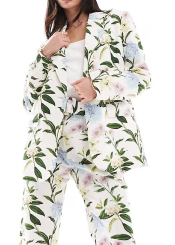 Image of floral suit