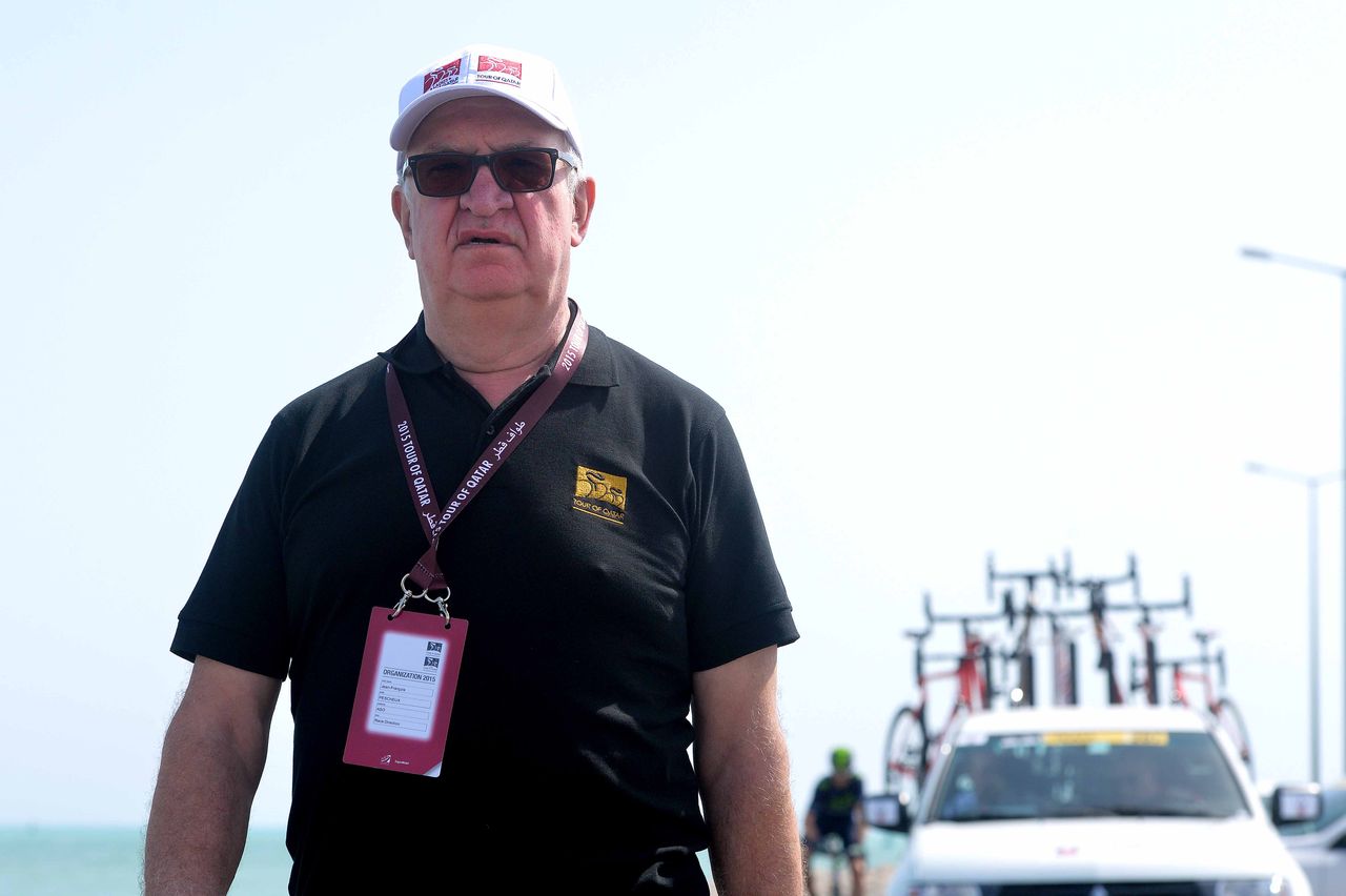 Race director Jean-Francois Pescheux