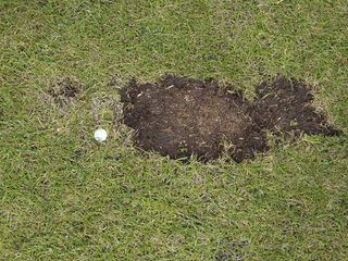 where should my divots start? ball position drill