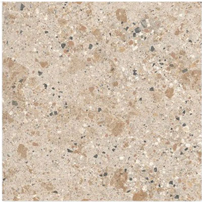 beige terrazzo effect porcelain tile