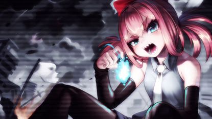 Lie of Caelum: Spirit art showing anime girl with sharpened teeth and pink hair