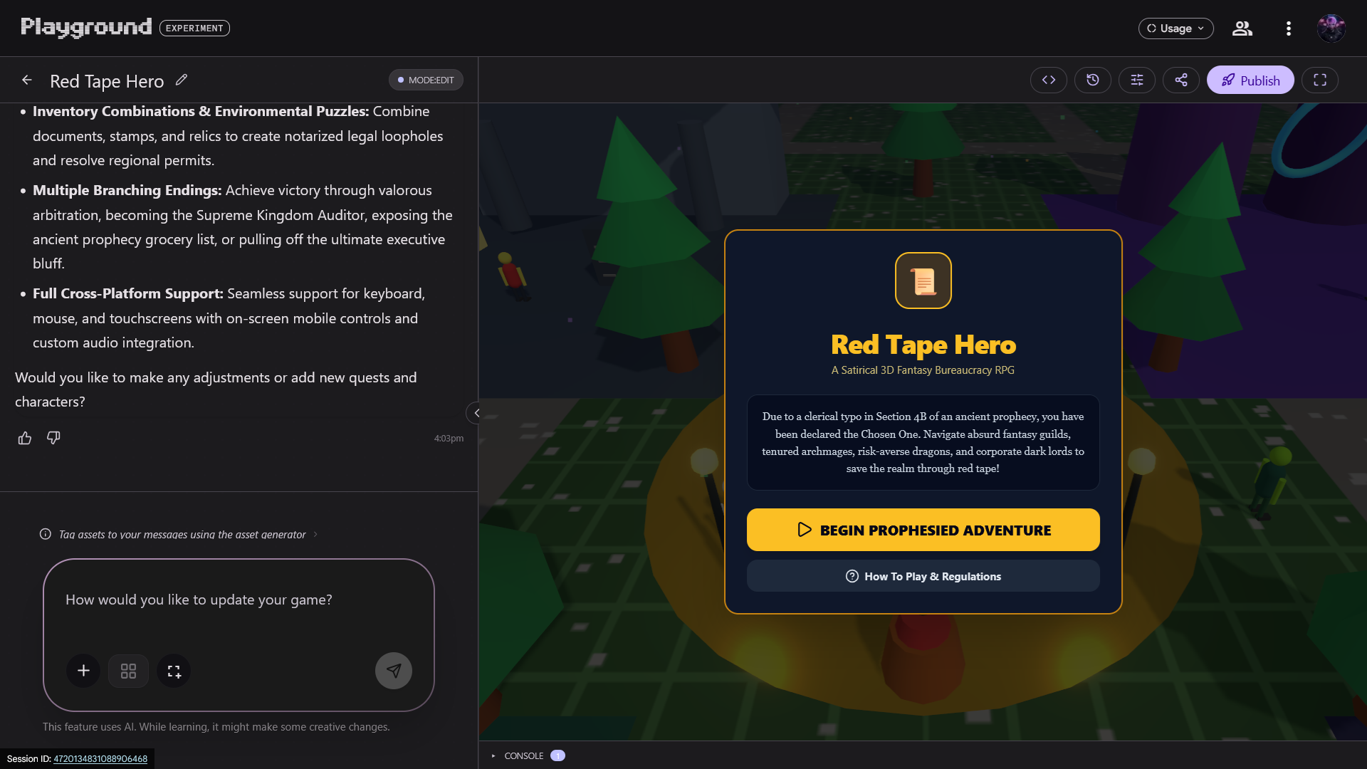 Google AI Playground