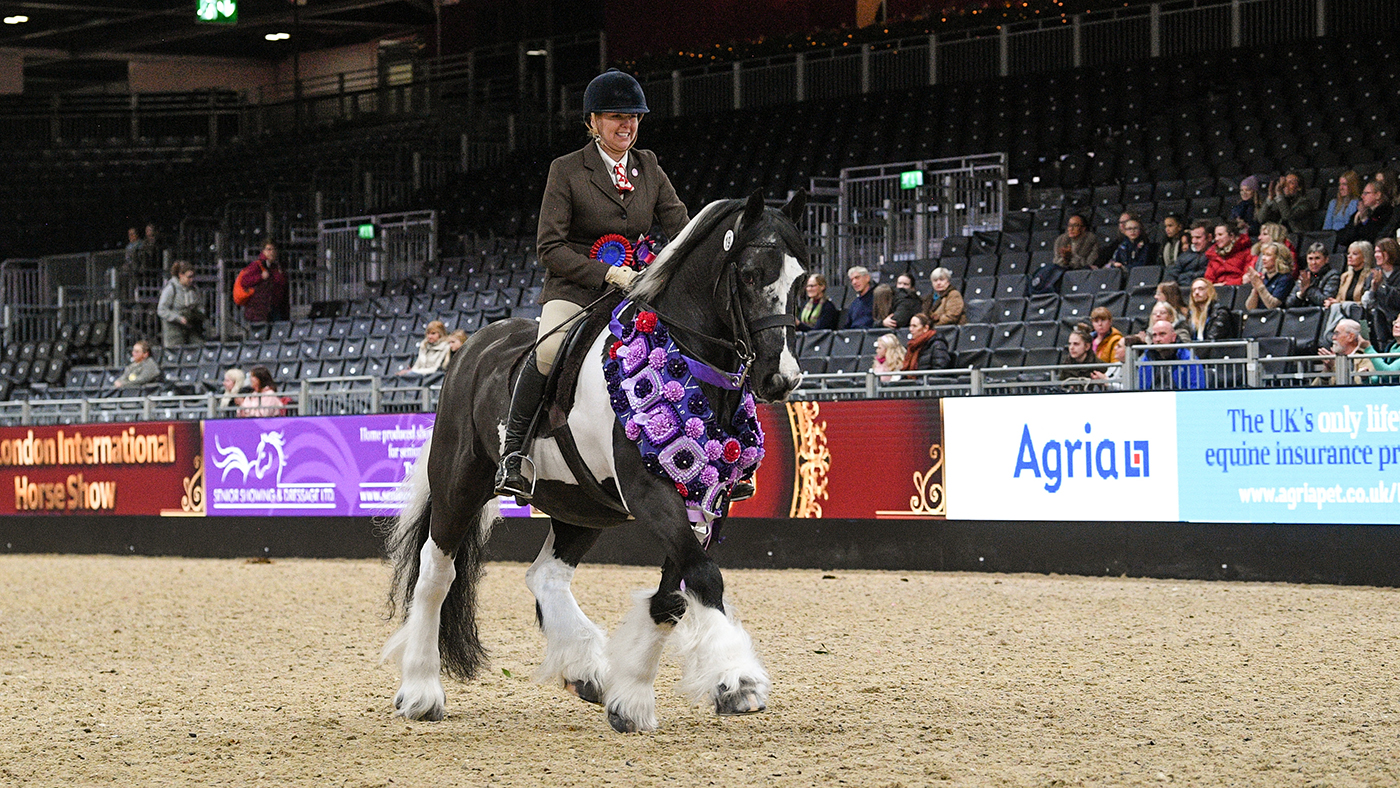Amy Hunter and Pillgrim top the 2022 SSADL ridden supreme championship at London International Horse Show