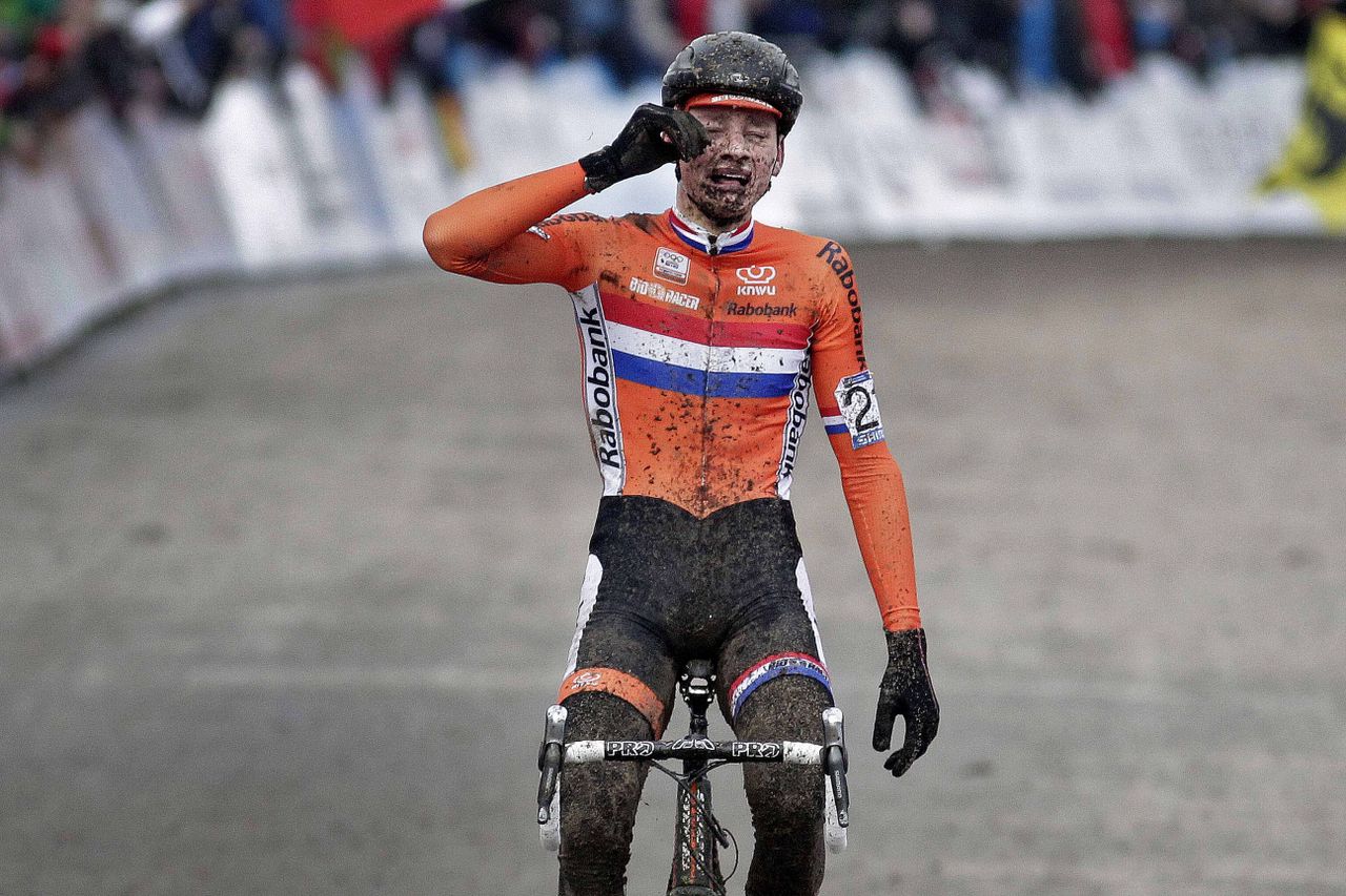 Mathieu van der Poel (Netherlands) wins the World Championships in Tabor.