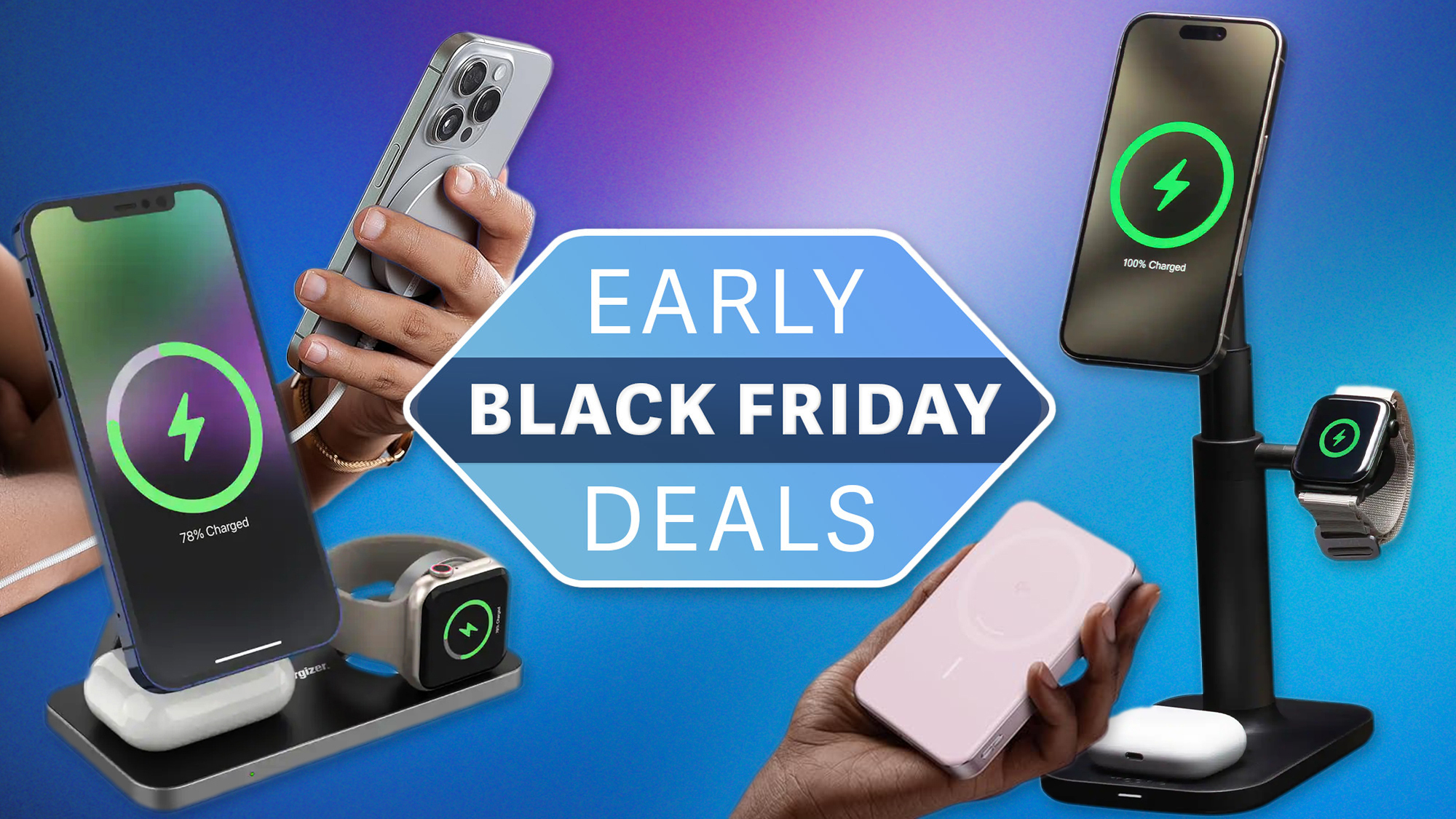 Best early Black Friday MagSafe and wireless charger deals.