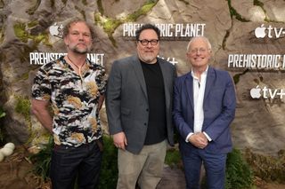 Apple Tv Prehistoric Planet Premiere Three People