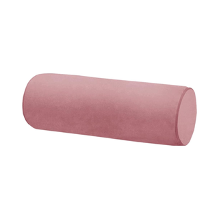 Cylindrical velvet memory pillow