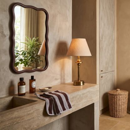 Bathroom neutral sandstone