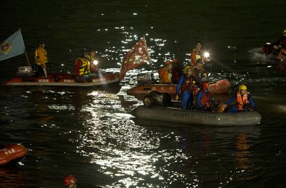 Rescuers search for wreckage from TransAsia plane