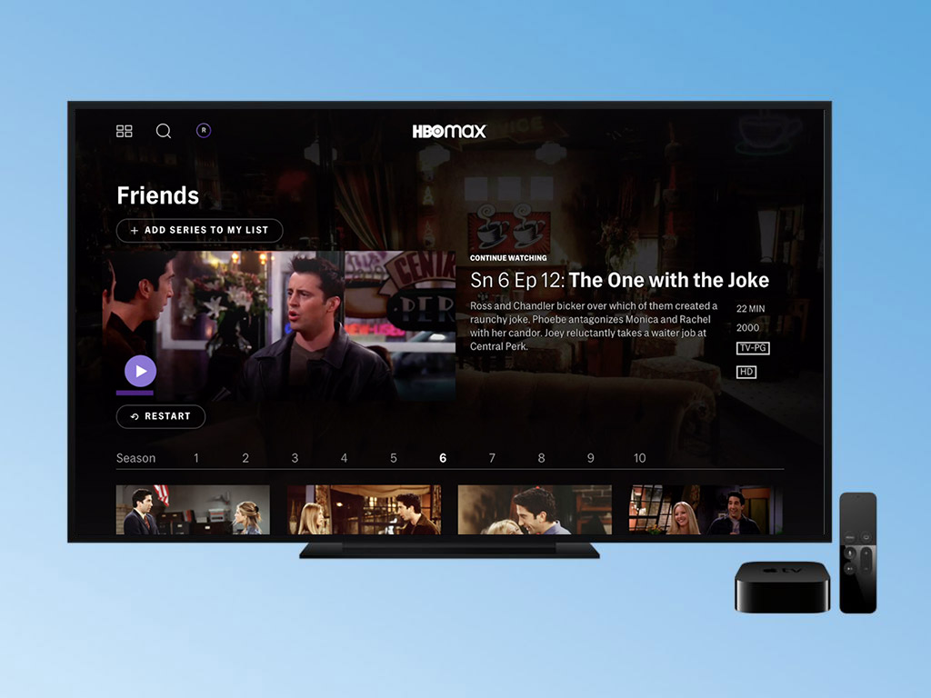 best apple tv apps: HBO Max