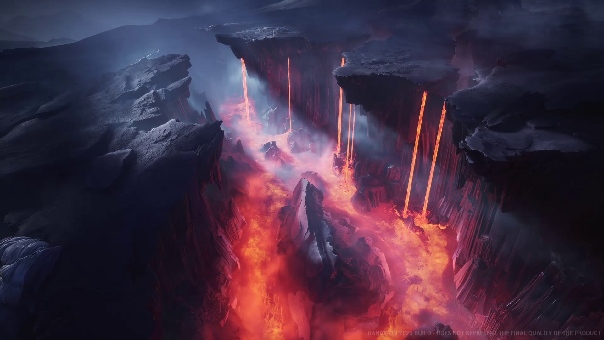 The Alters screenshot of a lava pit.