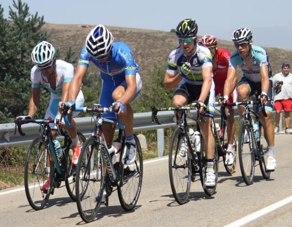 Simon Clarke (Orica-GreenEdge) in the breakaway