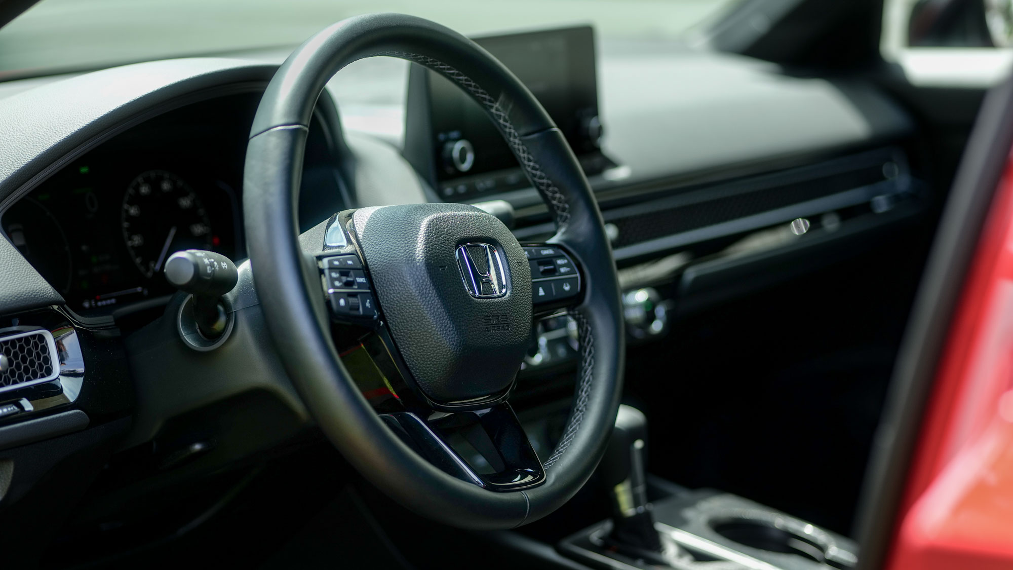 2025 Honda Civic Sport Hatchback Hybrid test drive.