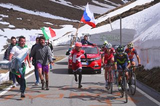 GC contenders on the Giro d'Italia's 16th stage