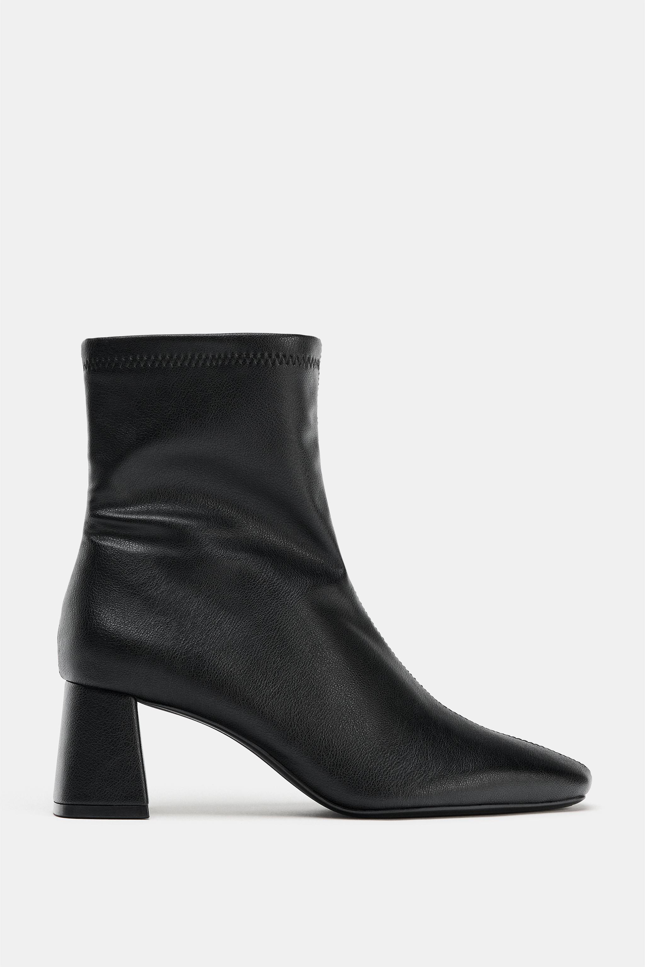 Block Heel Ankle Boots