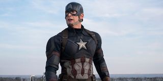 Chris Evans as Captain America In Civil War