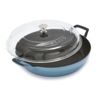 Staub Heritage All Day Pan with Domed Glass Lid Cast Iron, 3.5 qt.|Was $357, now $149.96 at Sur La Table