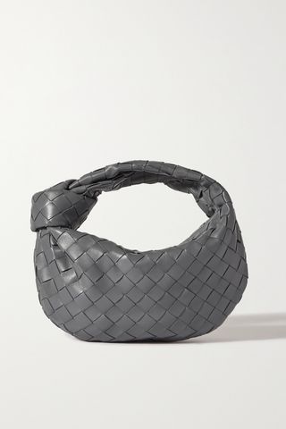 Jodie Mini Knotted Intrecciato Leather Tote