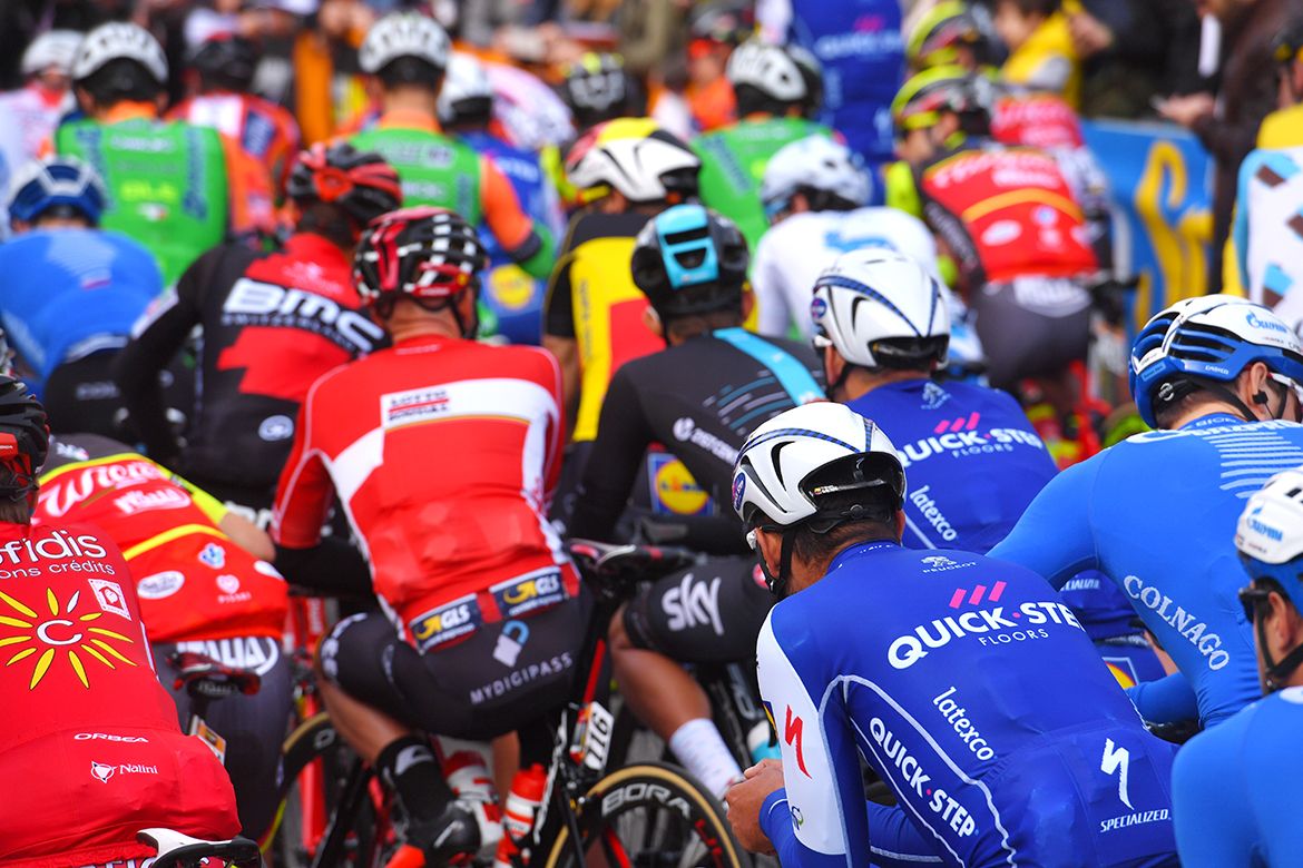 The start of Milan-San Remo