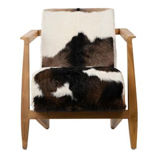 Cow-print chair