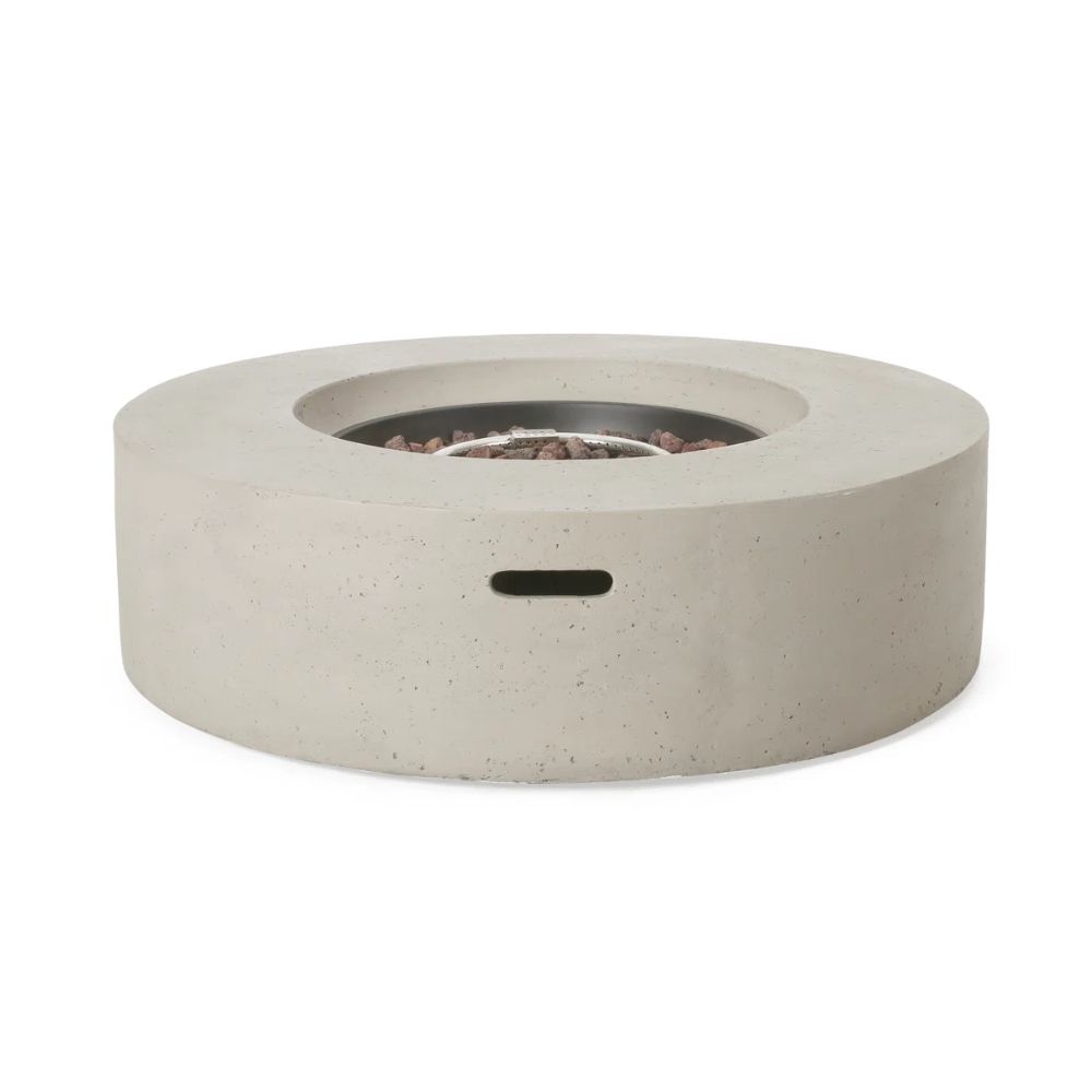Fen Concrete Propane Smokeless Fire Pit Table