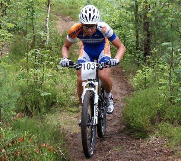 Allready on the first climb, Emil Lindgren had a grip on the title