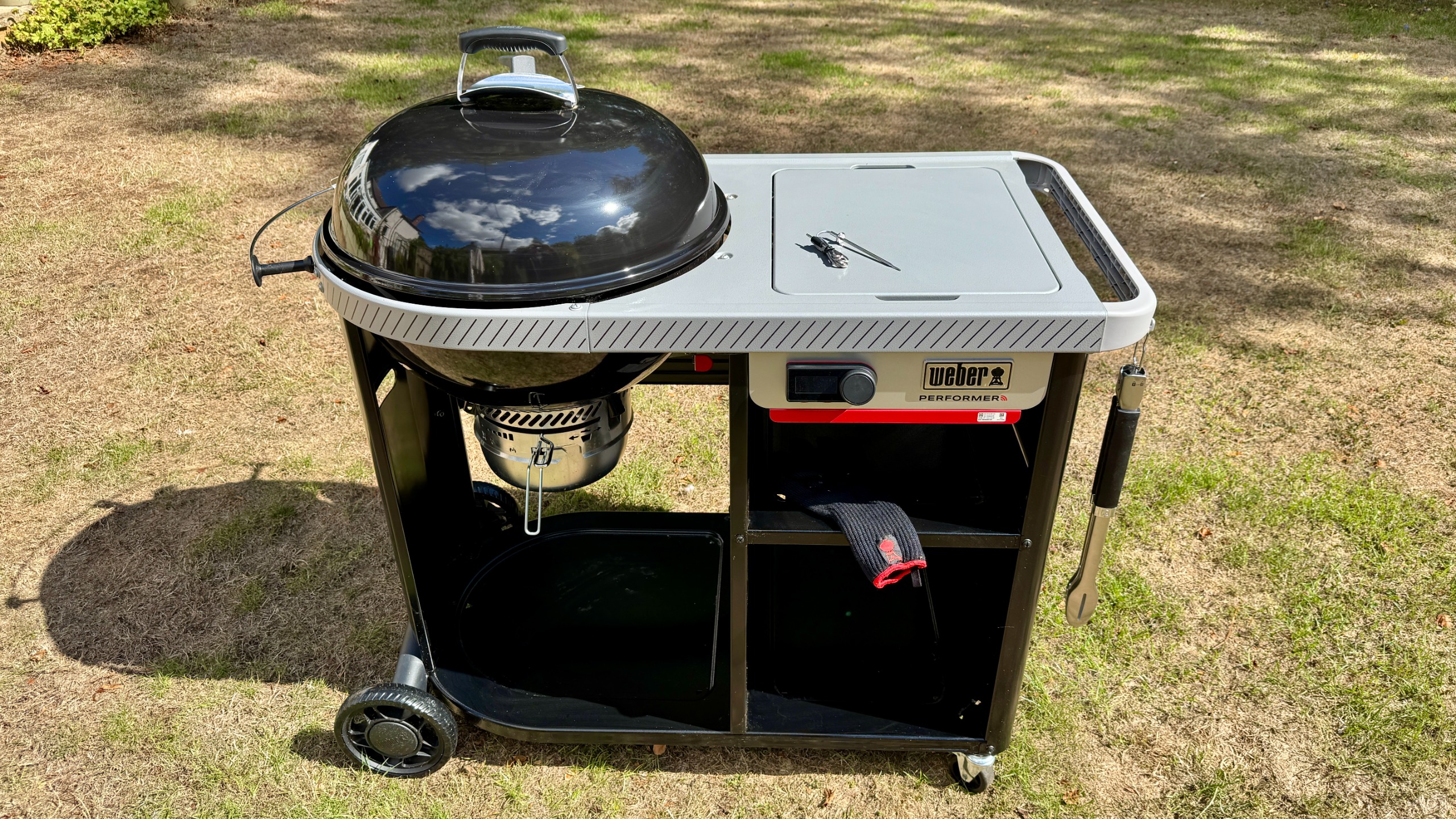 Weber Performer Premium Smart charcoal barbecue tested and reviewed in the UK