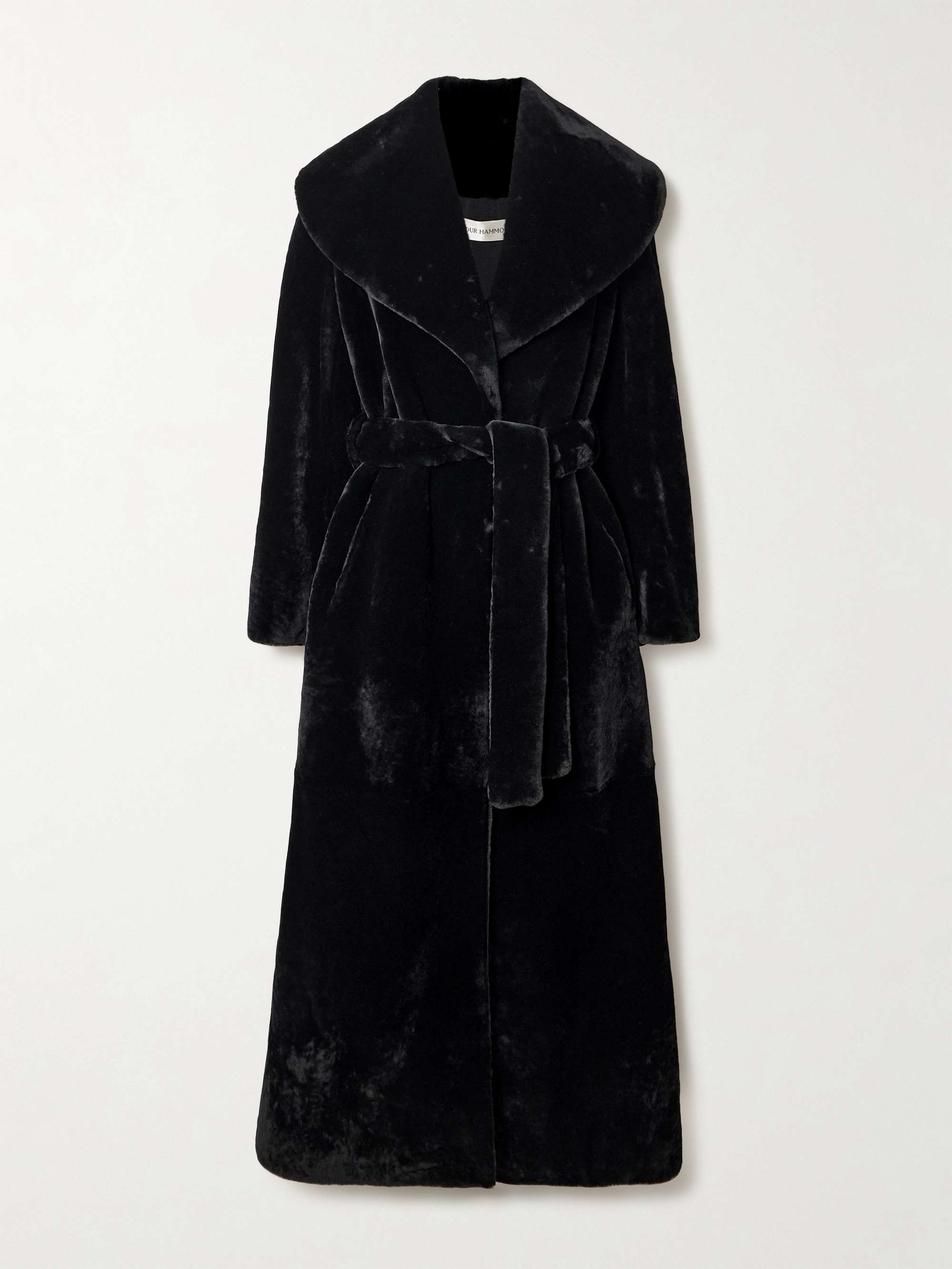 Giovanna Belted Shearling Coat