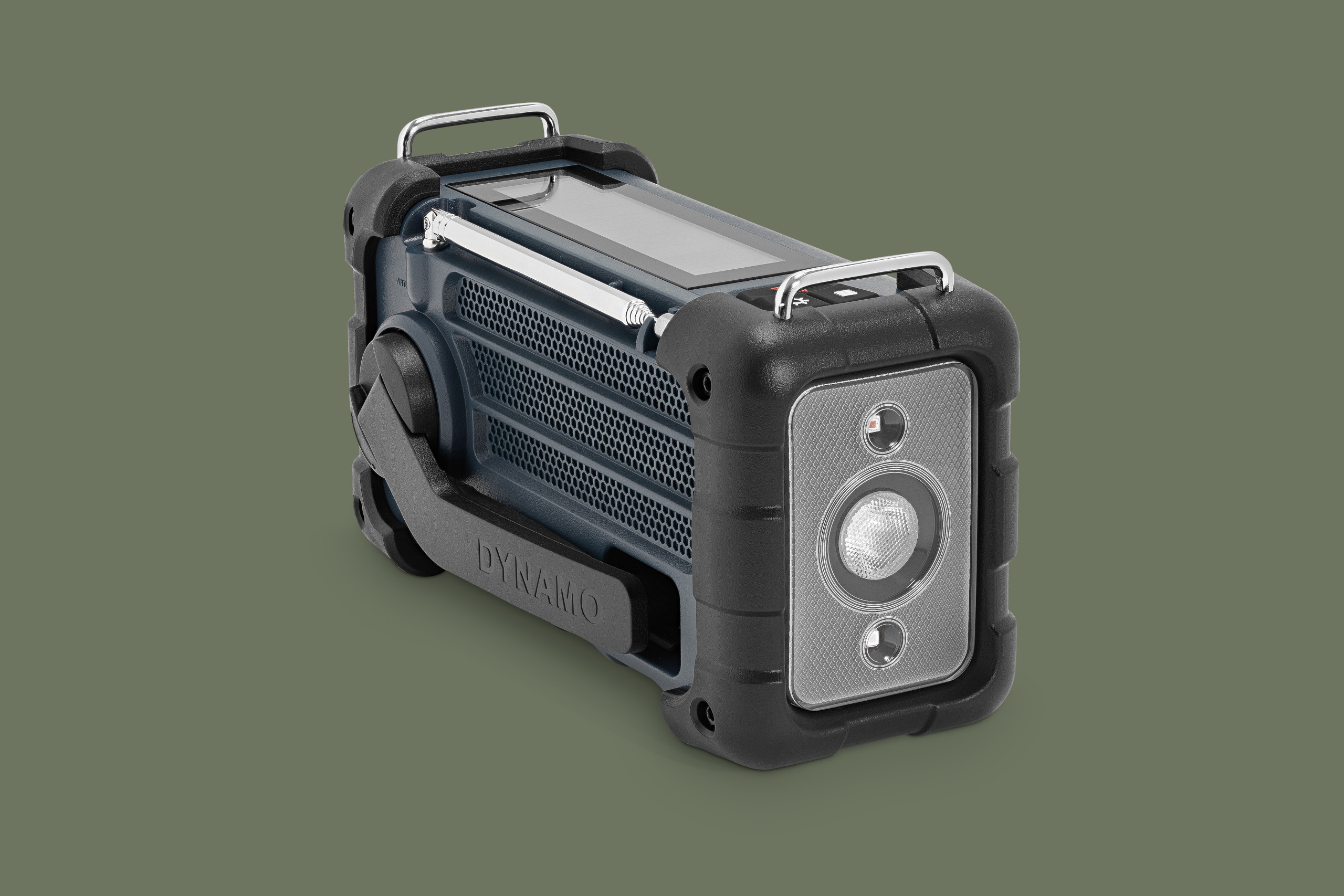 The flashlight can also be used as an emergency beacon