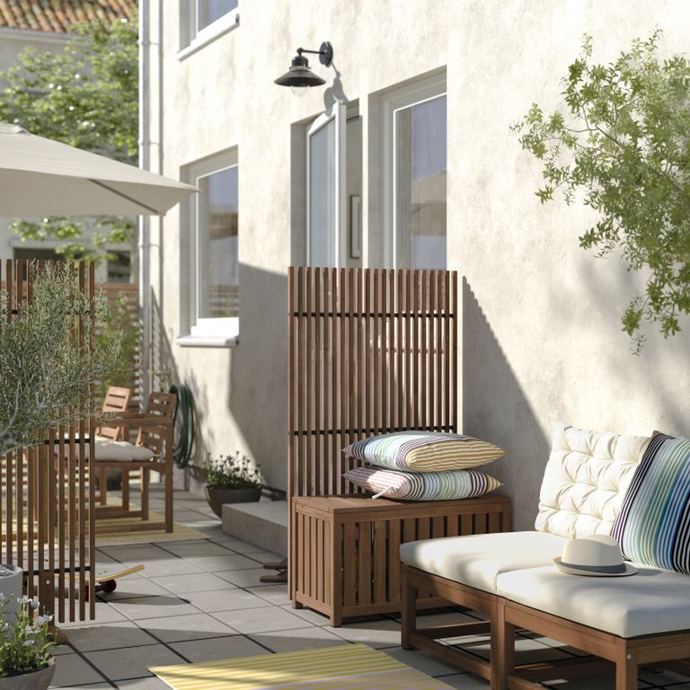 IKEA is nailing the outdoor privacy screen trend | Livingetc