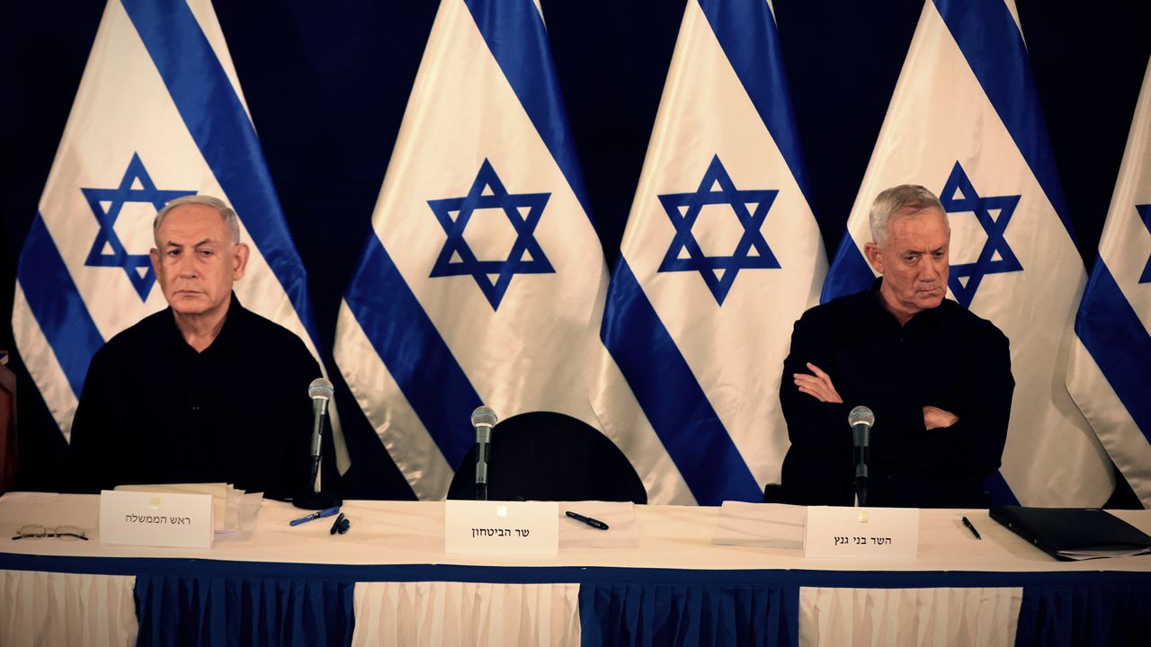 Benjamin Netanyahu and Benny Gantz