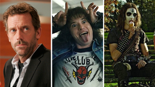 Photos of Dr House, Eddie Munson from Stranger Things and Brodie from Deathgasm