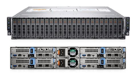 Dell EMC PowerEdge C6520 front and rear