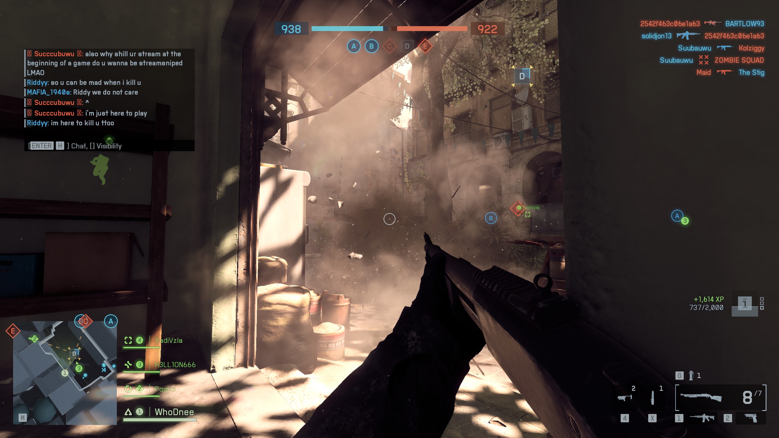 Battlefield 6 screenshot of gameplay with a shotgun