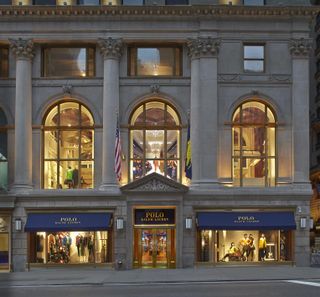 Polo's first flagship store on New York's Fifth Avenue