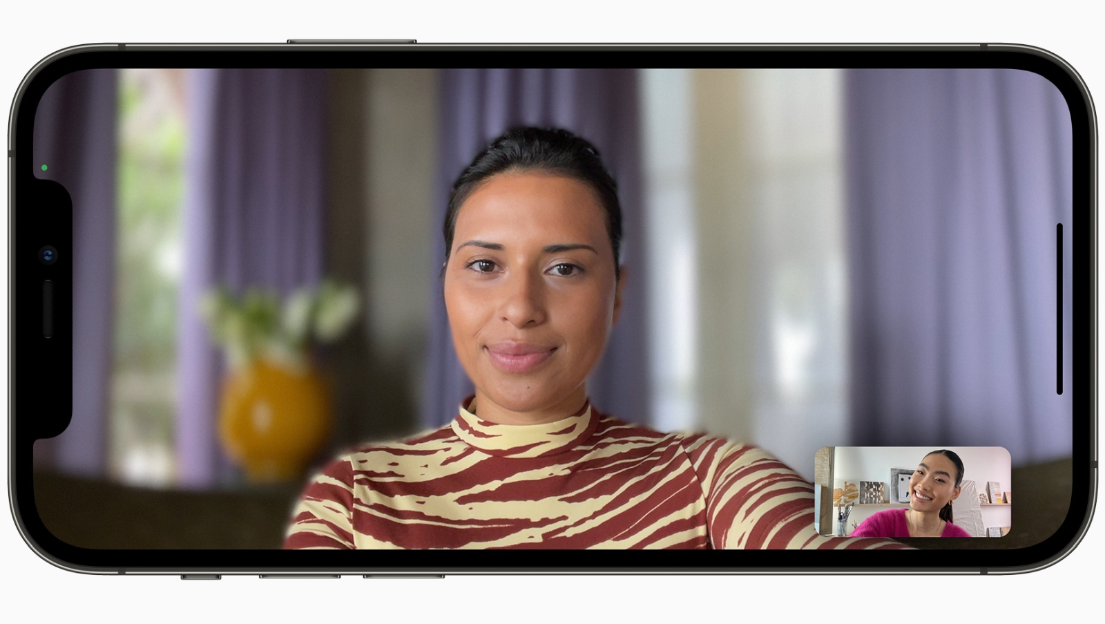 how to use portrait mode in facetime in iOS 15