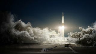 SpaceX will test is Mars-ready Falcon Heavy rocket in November. Credit: SpaceX
