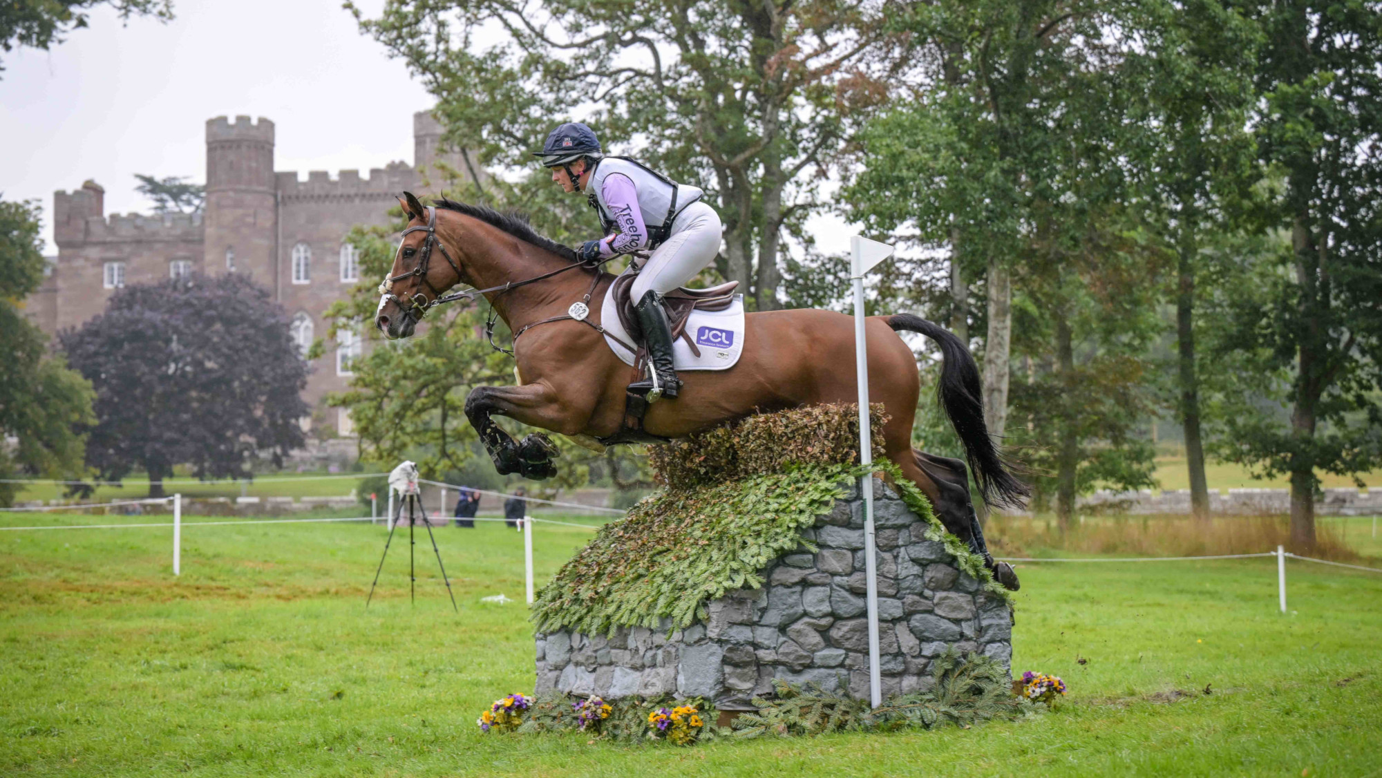 Pictured Gemma Stevens and Cooley Park Muze at the 2026 Scone Palace International Horse Trias.